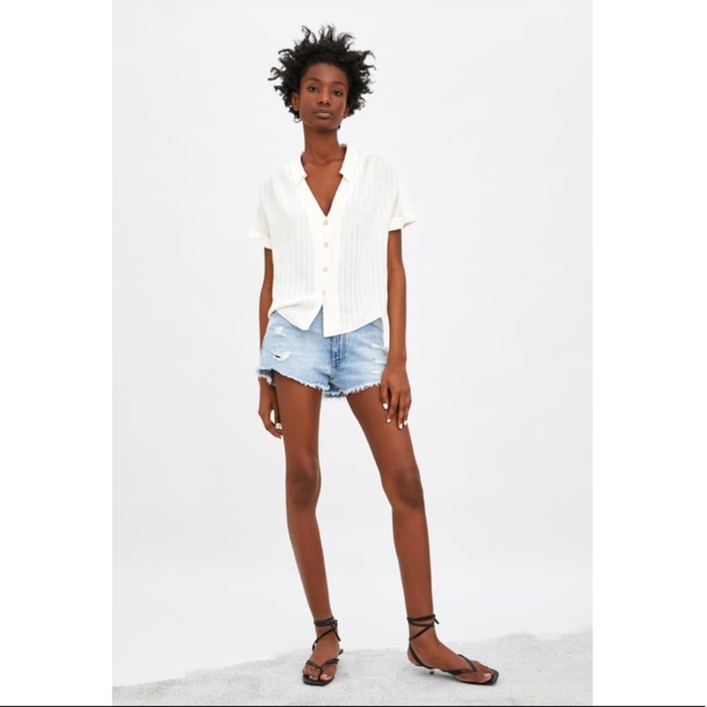 🌟ZARA Striped Crop Top🌟